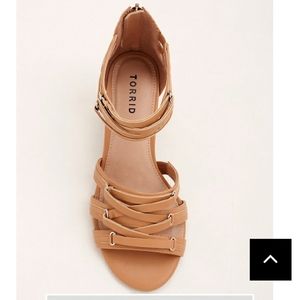 Torrid wedge strappy sandals 12.5W
